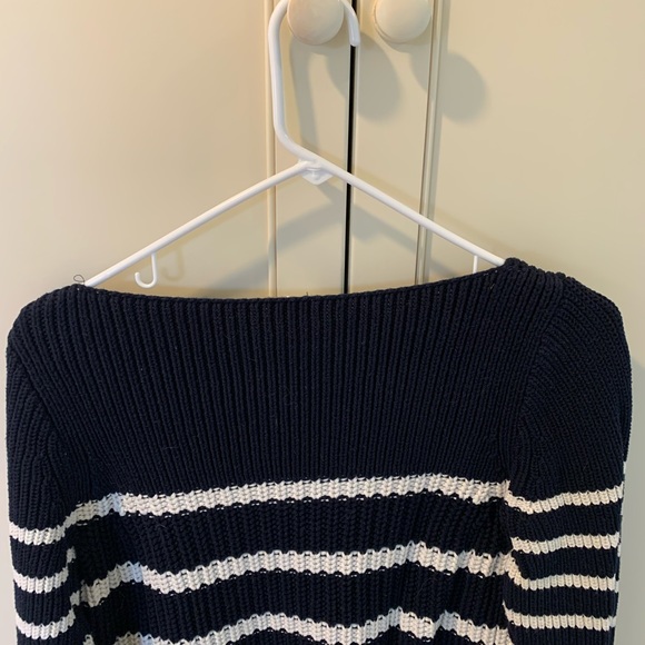 J Crew Woman’s 100% Cotton Boatneck Sweater. Size Medium. Gently Used. - Picture 2 of 12